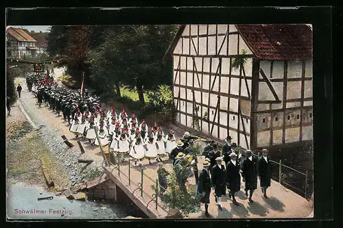 AK Hessische Trachten, Schwälmer Festzug