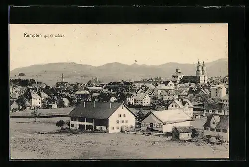 AK Kempten, Ortsansicht gegen Süden
