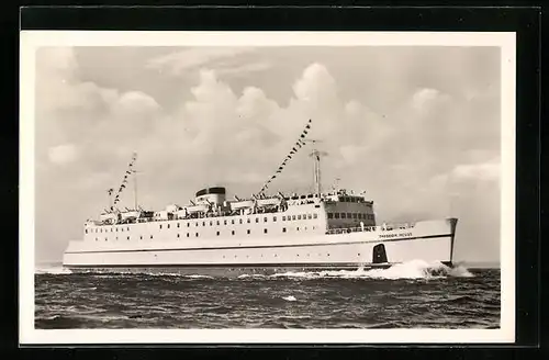 AK Hochsee-Fährschiff Theodor Heuss der Deutschen Bundesbahn