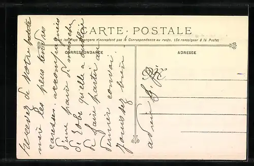 AK Marine Militaire Francaise, Sarbacane, Contre-torpilleur d`Escadre appareillan pendant les manœvres