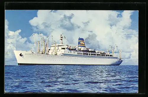 AK Passagierschiff SS Mariposa auf ruhiger See