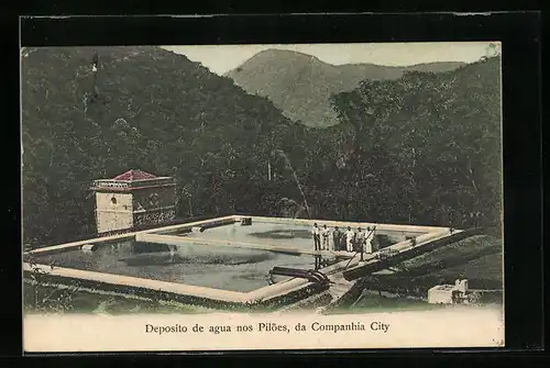 AK Santos, Desposito de agua nos Piloes