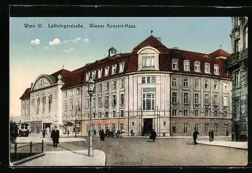 AK Wien, Lothringerstrasse, Konzert-Haus