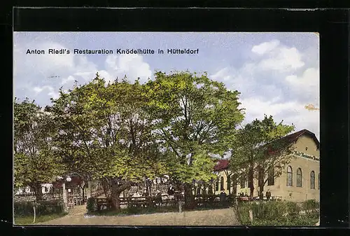 AK Wien-Hütteldorf, Restauration Knödelhütte