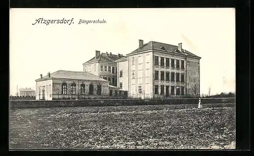 AK Wien-Atzgersdorf, Totalansicht der Bürgerschule