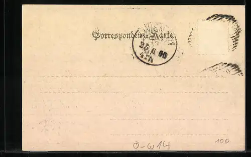 Künstler-AK Wien, Georg Groiers Restaurant auf der Sofien-Alpe