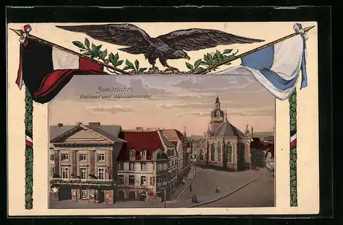 AK Zweibrücken, Rathaus und Alexanderkirche