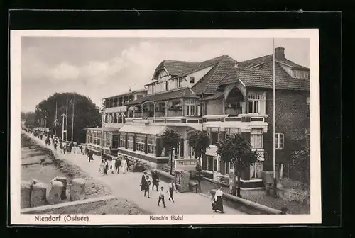 AK Niendorf /Ostsee, Kasch`s Hotel