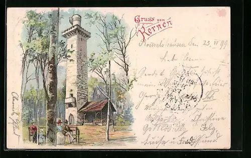 Lithographie Fellbach, Kernenturm