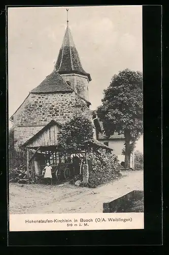 AK Buoch O. A. Weiblingen, Hohenstaufen-Kirchlein