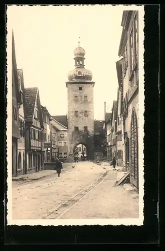 Foto-AK Weikersheim, Gänseturm