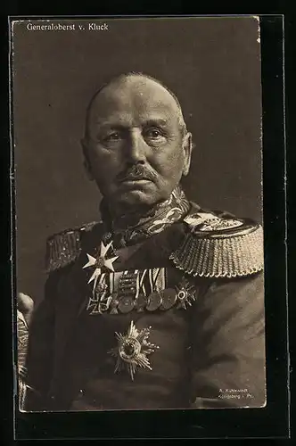 AK Heerführer Generaloberst von Kluck in Uniform