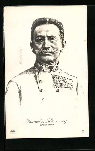 AK Heerführer Conrad von Hötzendorf, Generalstabschef