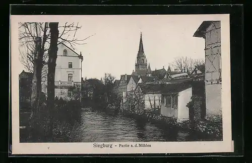 AK Siegburg, Partie a. d. Mühlen