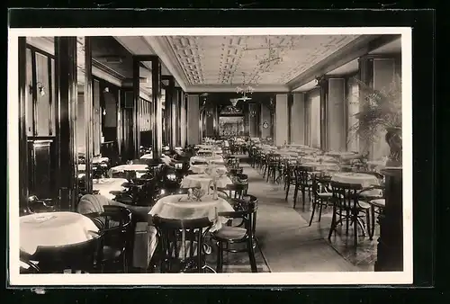 AK Dresden, Innenansicht vom Kaffee König-Königsdiele