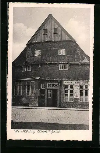 AK Rendsburg, Gasthof zum Landsknecht