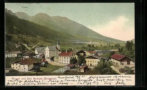 AK Medratz, Der Kurort aus der Vogelschau