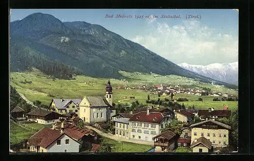 AK Bad Medratz, Sicht auf den Ort im Stubaital