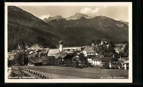 AK Stanzach im Lechtal, Partie mit der Silberspitze