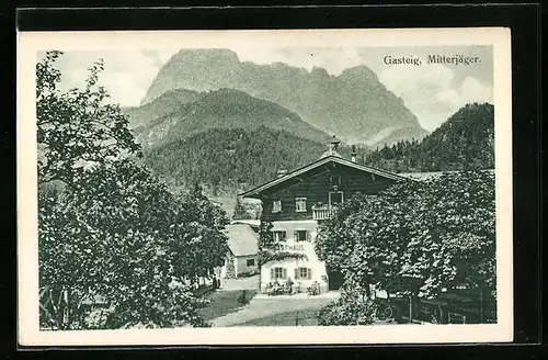 AK Kirchdorf-Gasteig, Gasthaus Mitterjäger