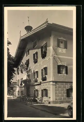 AK Ellmau, Gasthaus Hochfilzer im Sonnenschein