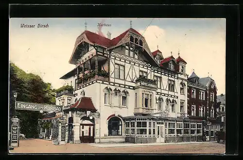 AK Dresden-Weisser Hirsch, Hotel Kurhaus