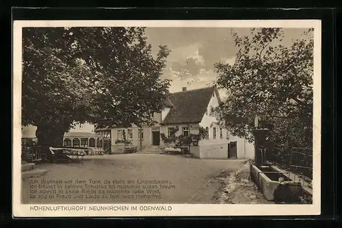 AK Neunkirchen i. Odenwald, Kurhaus Zum grünen Baum von Adam Mayer