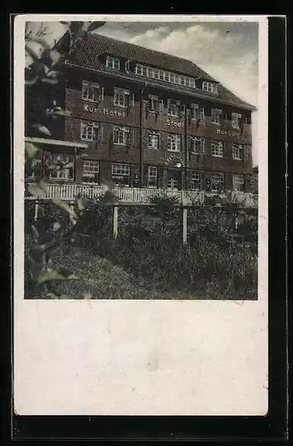 AK St. Peter /Nordsee, Kurhotel Stadt Hamburg