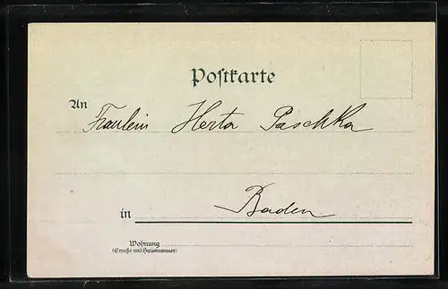 Mondschein-AK Stuttgart, Das Landesgewerbemuseum