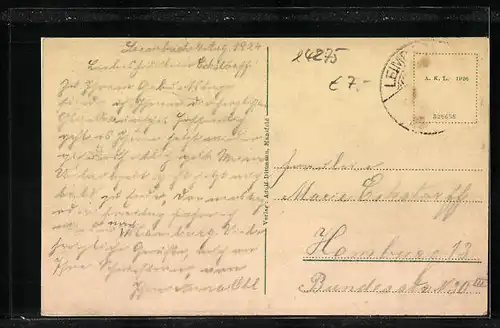 AK Mansfeld am Harz, Fliegeraufnahme vom Ort