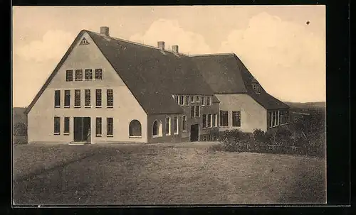 AK Norddorf a. Amrum, Blick auf das Ambronen-Haus