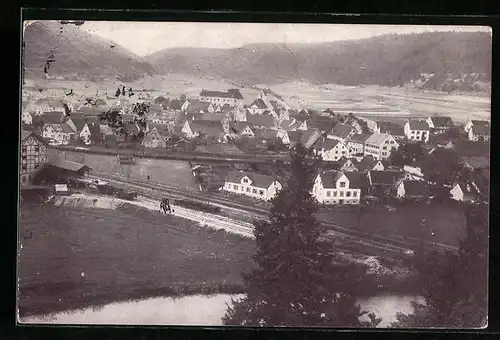 AK Immendingen, Blick vom Donauufer