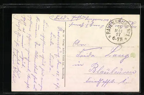 AK Ravensburg /Württ., Ortsansicht aus der Vogelschau