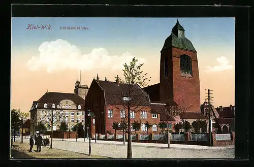 AK Kiel-Wik, Platz vor der Garnisonkirche