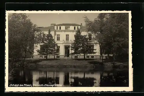 AK Dänisch-Nienhof ü. Kiel, Schloss am Meer