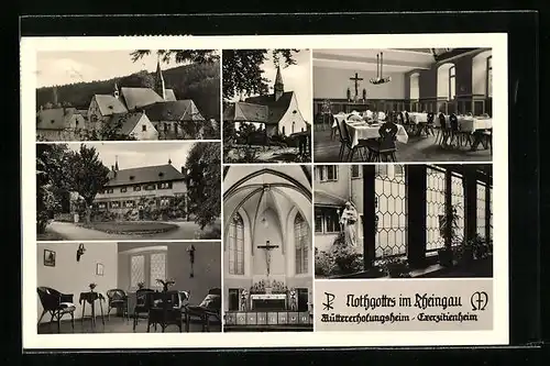 AK Nothgottes, Müttererholungsheim, Exerzitienheim, Speisesaal, Teilansicht