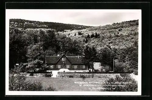 AK Falkenstein i. T., Gasthaus Reichenbachtal