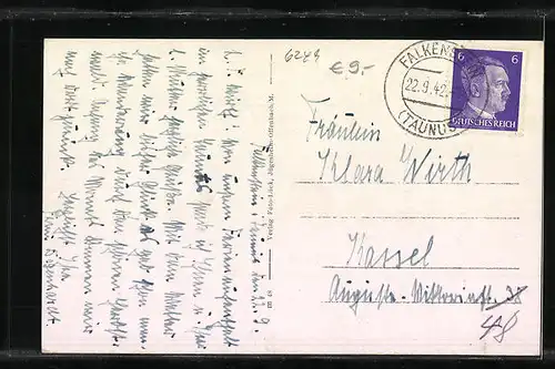 AK Falkenstein i. T., Totalansicht aus der Vogelschau