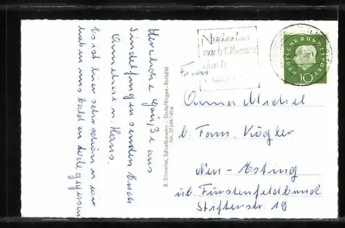 AK Sindelfingen, Ortsansicht mit Kirche