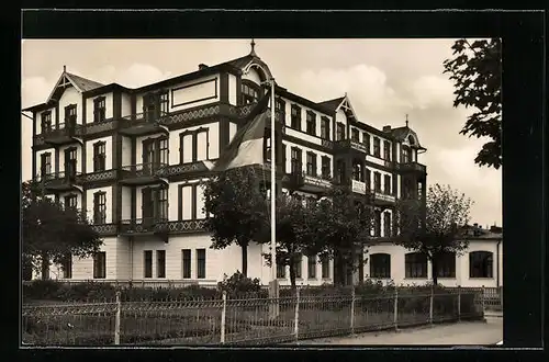 AK Ahlbeck, FDGB-Erholungsheim Kurt Bürger I