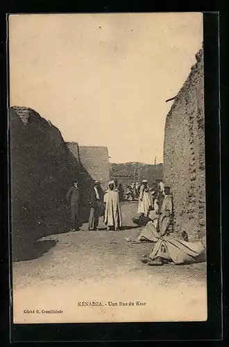 AK Kénadza, Une Rue du Ksar