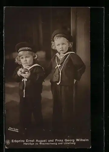 AK Erbprinz Ernst August und Prinz Georg Wilhelm von Braunschweig