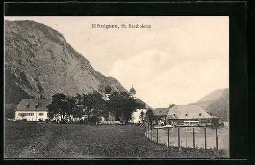 AK Königsee, Kirche St. Bartholomä