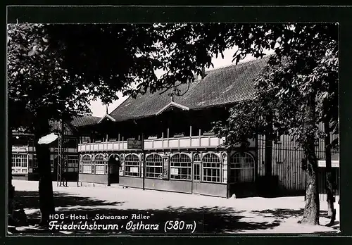 AK Friedrichsbrunn / Ostharz, HOG-Hotel Schwarzer Adler