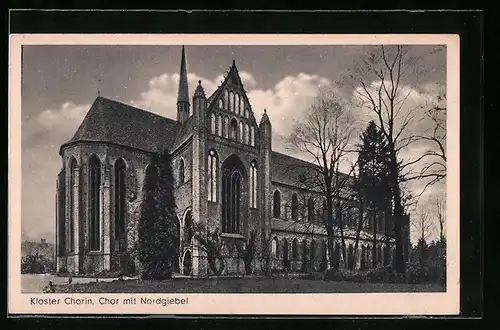 AK Chorin, Kloster, Chor mit Nordgiebel