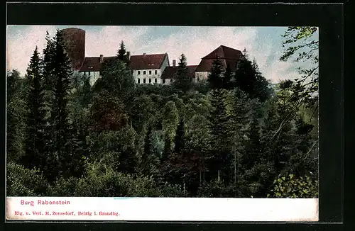 AK Rabenstein, Blick zur Burg