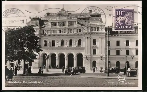 AK Stockholm, Centralstationen, Bahnhof