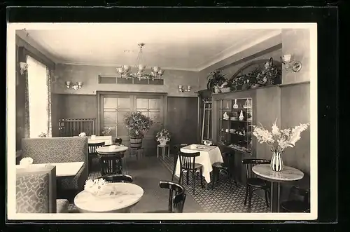 AK Solingen-Ohligs, Cafe Karl Schlösser, Am Markt