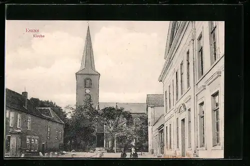 AK Esens, Blick zur Kirche