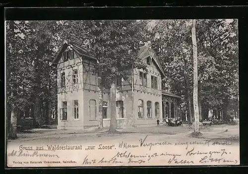 AK Bad Salzuflen, Wald-Restaurant zur Loose